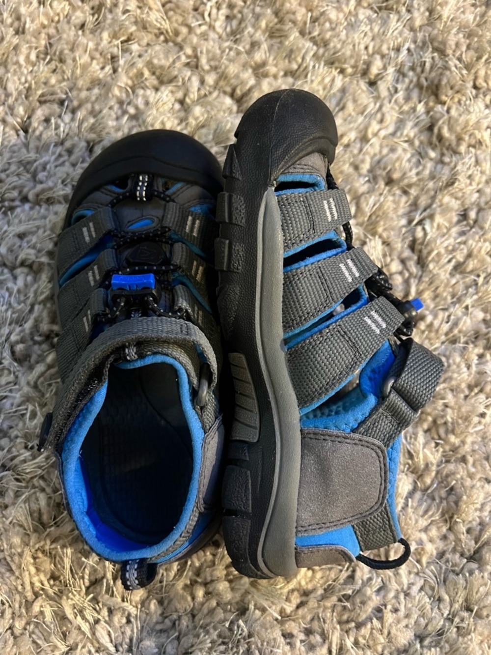 Keen Kids Gray and Blue Closed-Toe Water Shoes